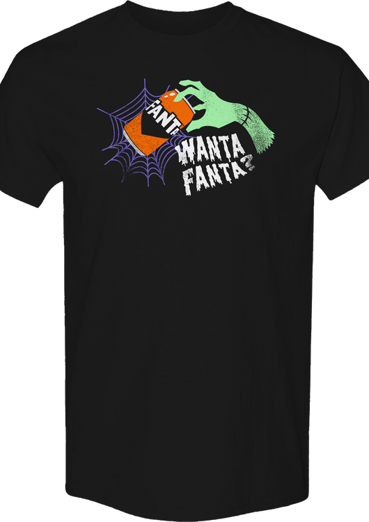 Spider Web Wanta Fanta T-Shirt - main product image