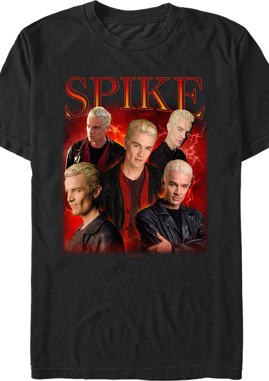 Spike Collage Buffy The Vampire Slayer T-Shirt - main product image