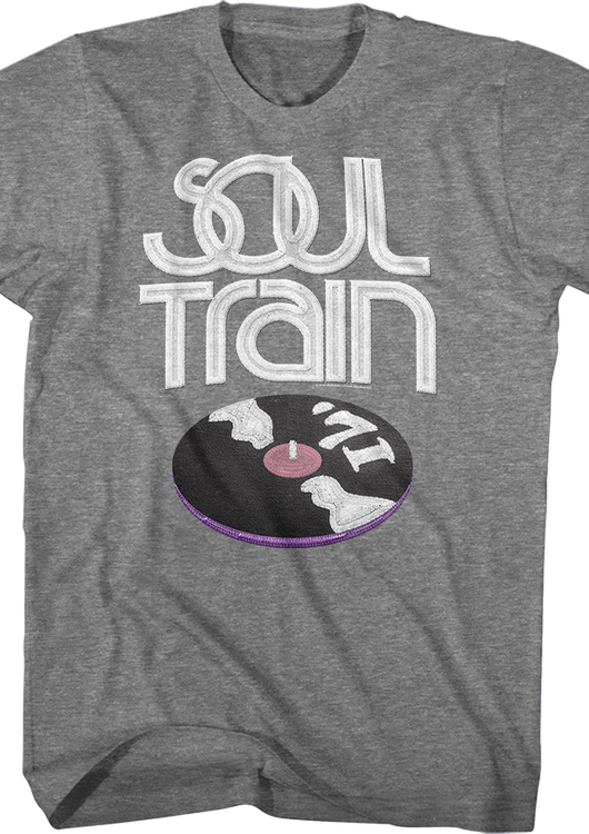 Spinning Record Soul Train T-Shirt - main product image