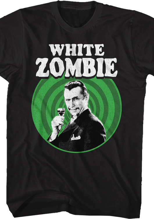 Spiral Poster White Zombie T-Shirt - main product image