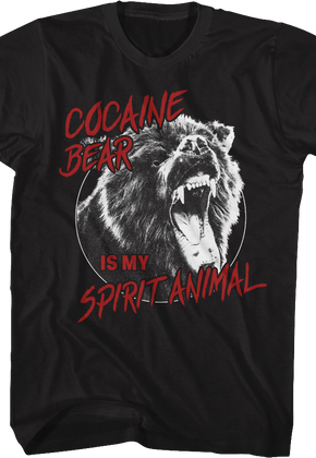 Spirit Animal Cocaine Bear T-Shirt