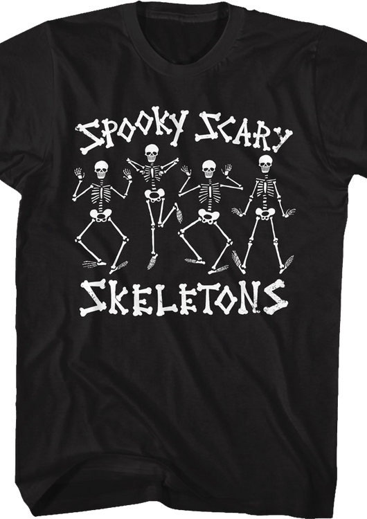Spooky Scary Skeletons T-Shirt - main product image