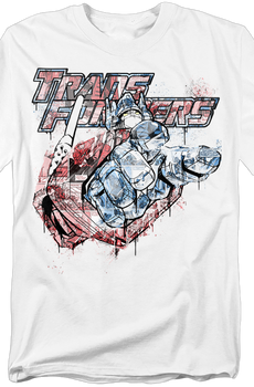 Spray Paint Optimus Prime Transformers T-Shirt