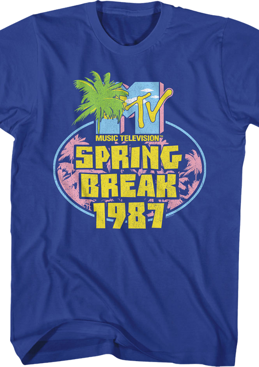 Spring Break 1987 MTV Shirt - main product image