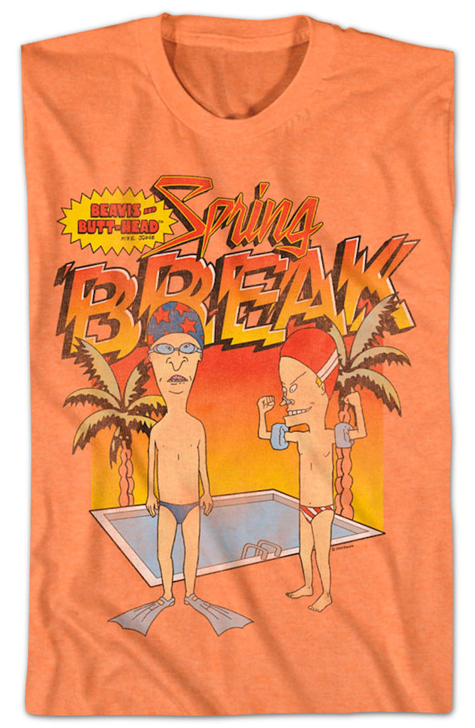 Spring Break Beavis And Butt-Head T-Shirt