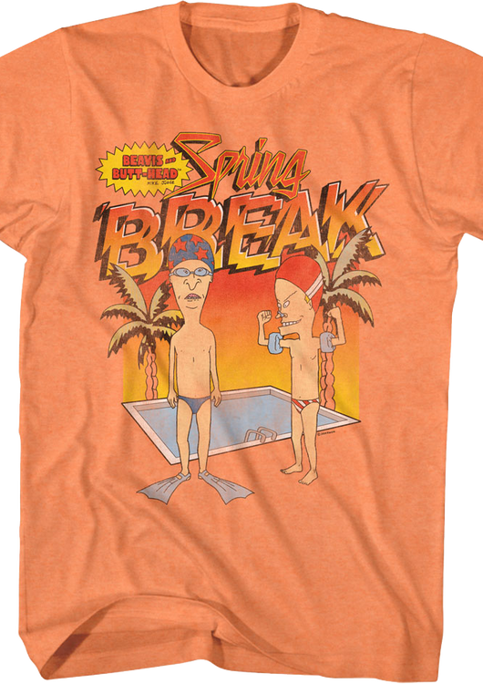Spring Break Beavis And Butt-Head T-Shirt - main product image