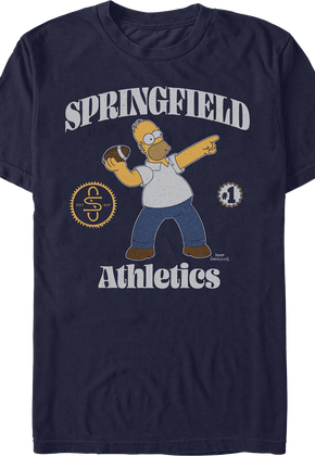 Springfield Athletics Simpsons T-Shirt