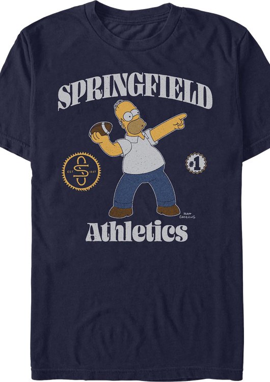 Springfield Athletics Simpsons T-Shirt - main product image