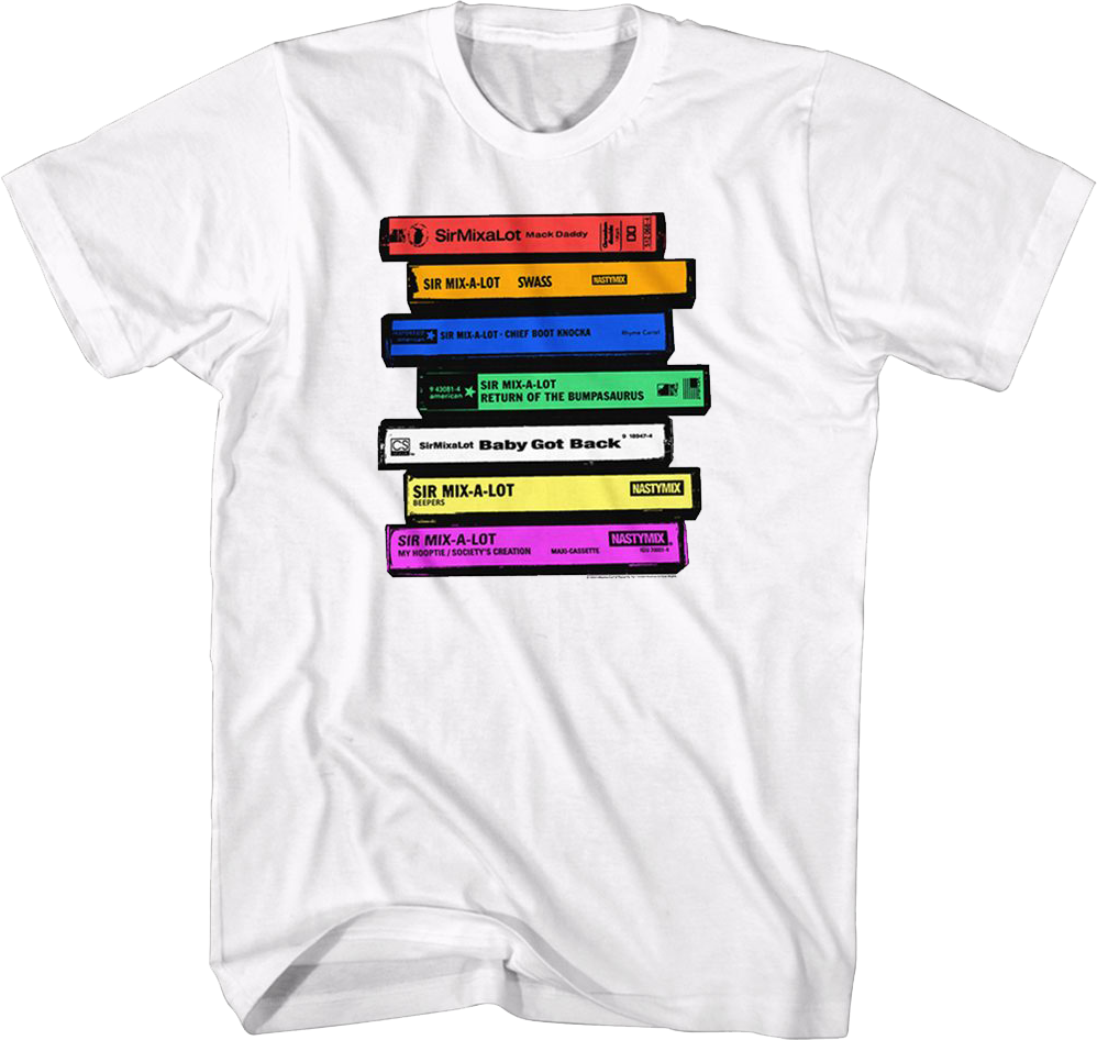 Stacked Cassettes Sir Mix-a-Lot Shirt