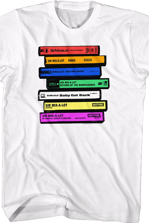 Stacked Cassettes Sir Mix-a-Lot Shirtmain product image