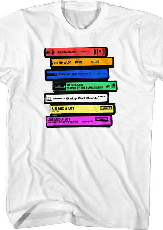 Stacked Cassettes Sir Mix-a-Lot Shirt - main product image