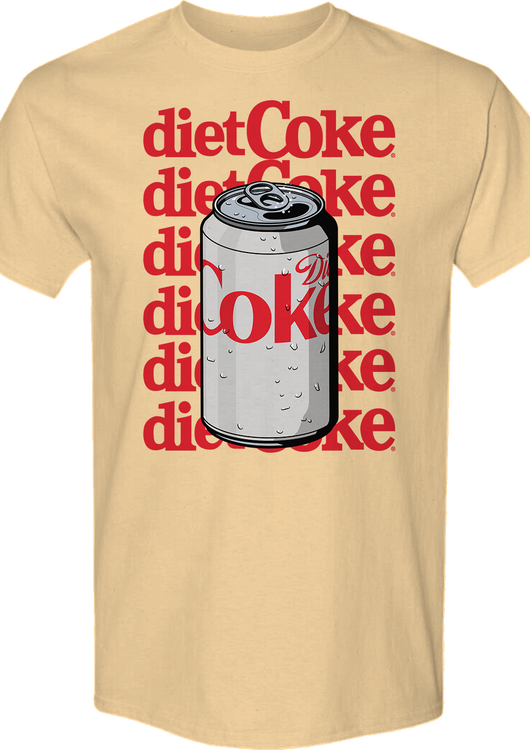 Stacked Logo And Can Diet Coke T-Shirt - main product image