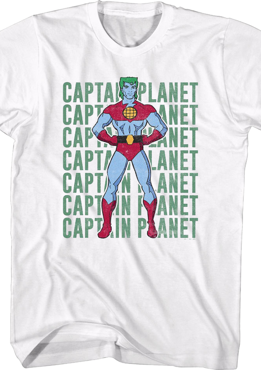 Stacked Logo Captain Planet T-Shirt - main product image