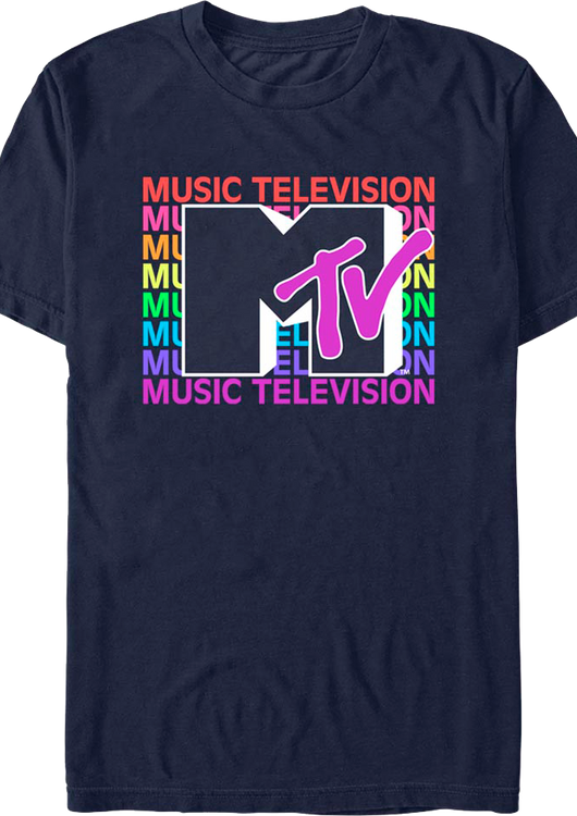 Stacked Music Television MTV Shirt - main product image