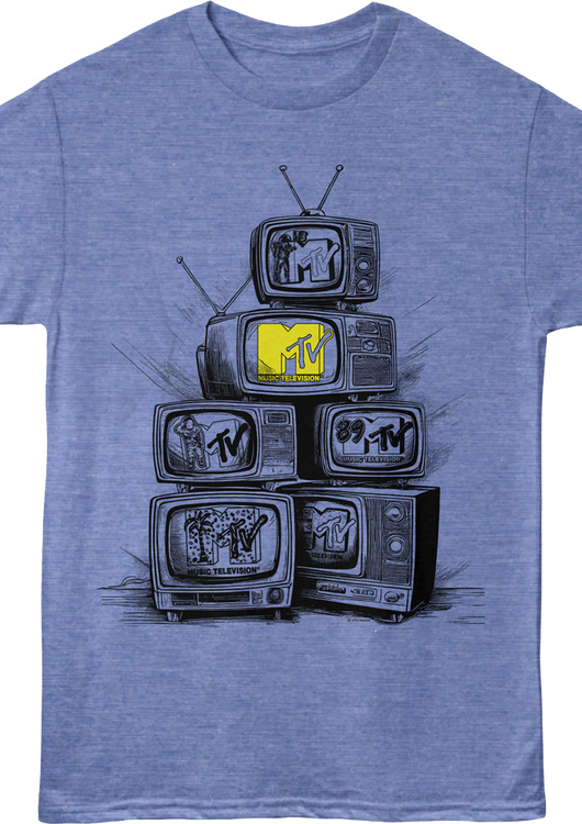 Stacked Televisions MTV T-Shirt - main product image