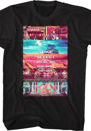 Stage Select Street Fighter T-Shirt