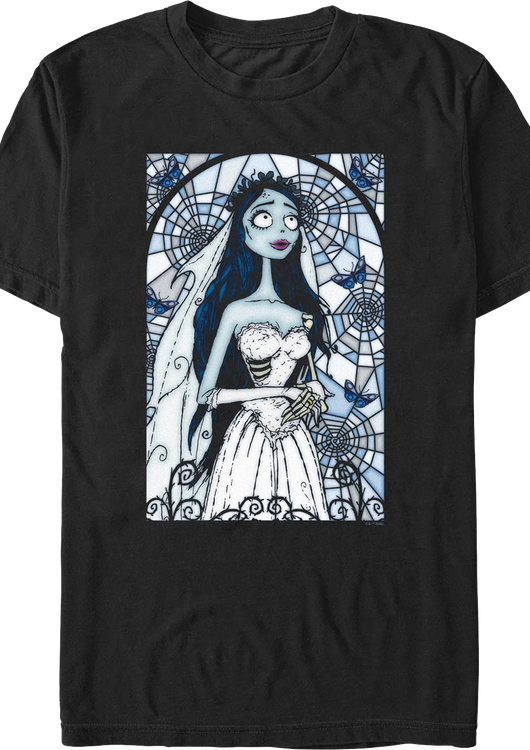 Stained Glass Corpse Bride T-Shirt - main product image