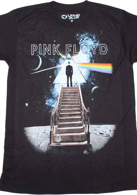 Stairway To The Moon Pink Floyd T-Shirt - main product image