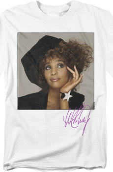 Photo & Autograph Whitney Houston T-Shirt