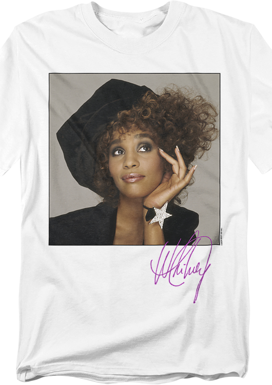 Photo & Autograph Whitney Houston T-Shirt - main product image
