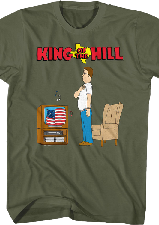 Star Spangled Banner King of the Hill T-Shirt - main product image