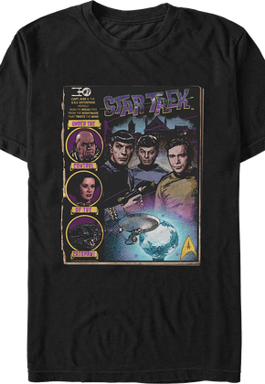 Catspaw Comic Book Cover Star Trek T-Shirt