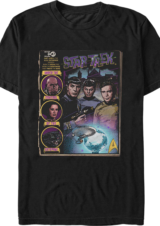 Catspaw Comic Book Cover Star Trek T-Shirt - main product image