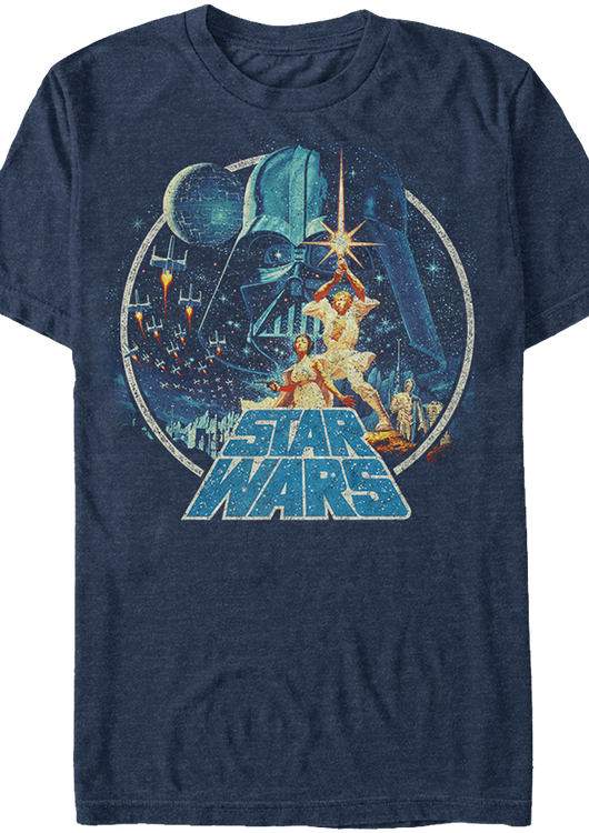 Star Wars A New Hope Poster Art T-Shirt - main product image