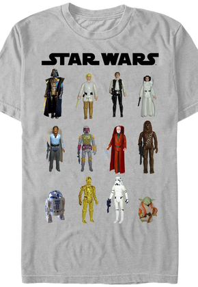 Star Wars Action Figures T-Shirt
