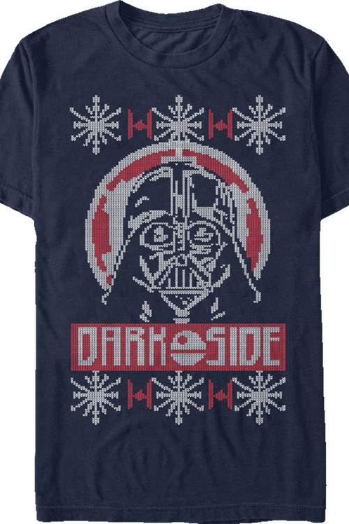 Star Wars Darth Vader Christmas T-Shirt Knit Patternmain product image