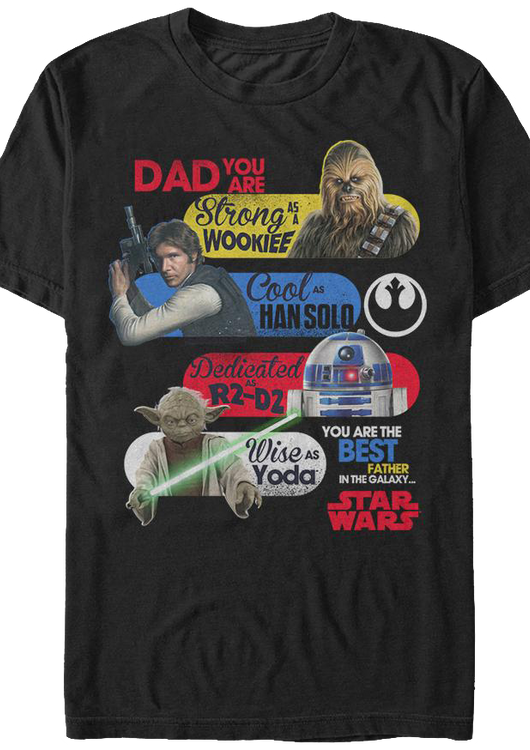 Star Wars Father's Day T-Shirt - main product image