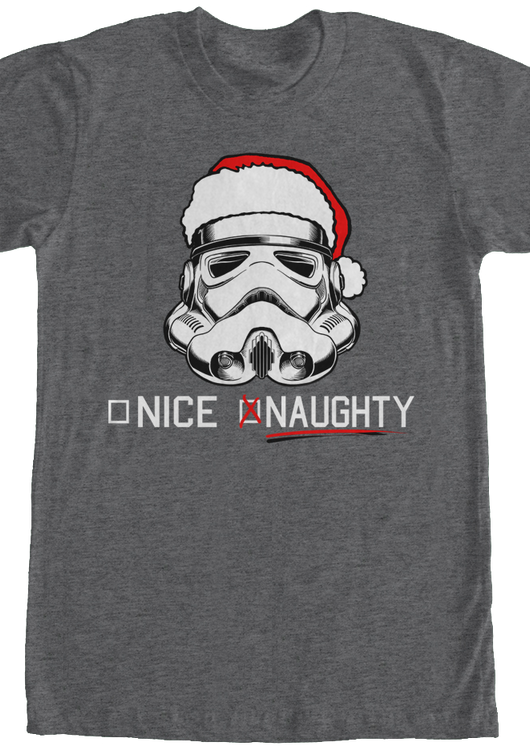 Star Wars Naughty Stormtrooper Christmas T-Shirt - main product image