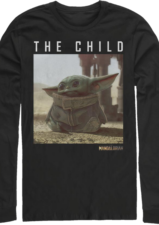 Star Wars The Mandalorian The Child Photograph Long Sleeve Shirt - main product image
