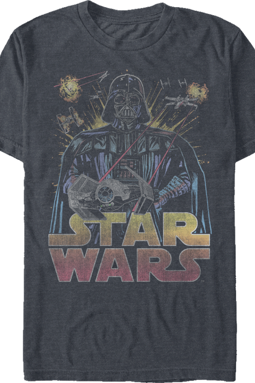 Star Wars Vader Air Battle T-Shirtmain product image