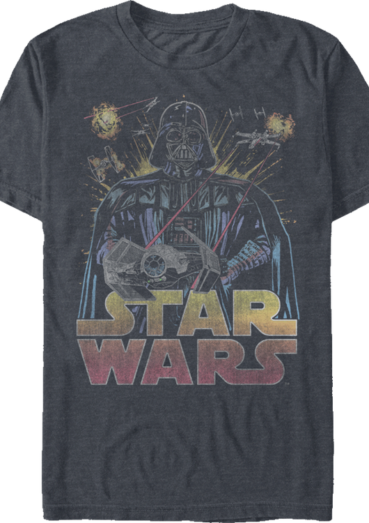 Star Wars Vader Air Battle T-Shirt - main product image
