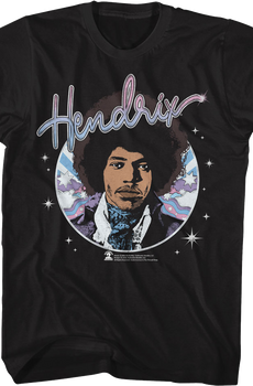 Starry Circle Jimi Hendrix T-Shirt