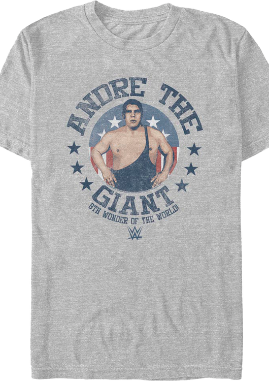 Stars And Stripes Andre The Giant T-Shirt - main product image