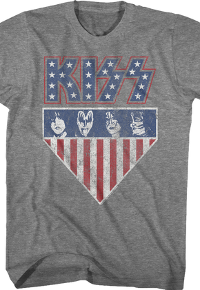 Stars And Stripes KISS T-Shirt