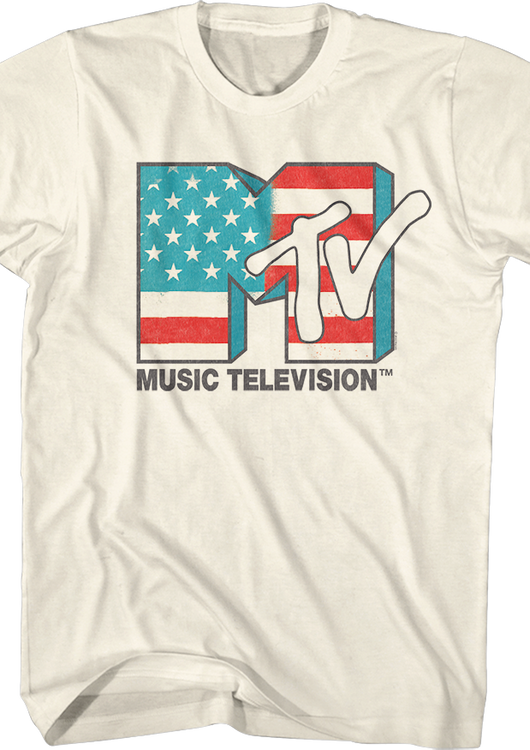 Stars And Stripes Logo MTV Shirt - main product image