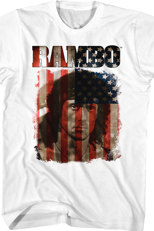 Stars and Stripes Rambo T-Shirt - main product image
