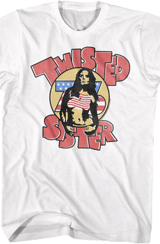 Stars and Stripes Twisted Sister T-Shirt