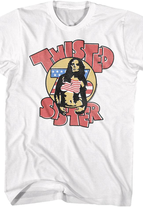 Stars and Stripes Twisted Sister T-Shirt