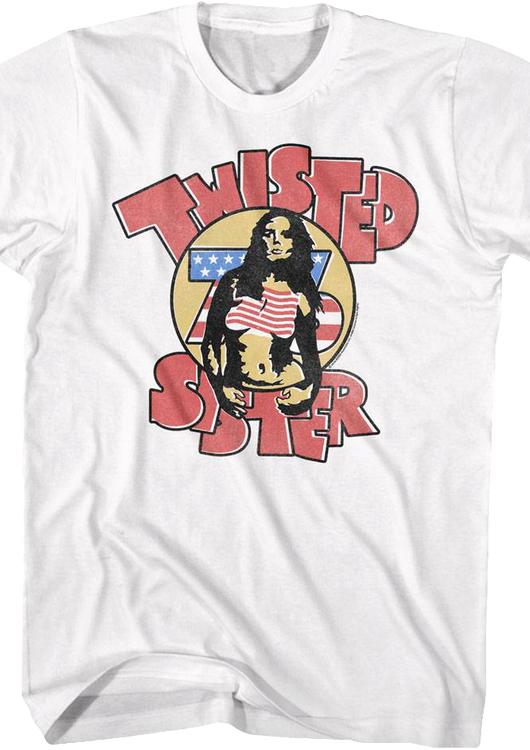Stars and Stripes Twisted Sister T-Shirt - main product image
