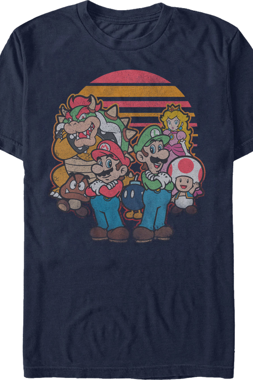 Stars of Super Mario Bros. T-Shirt - main product image
