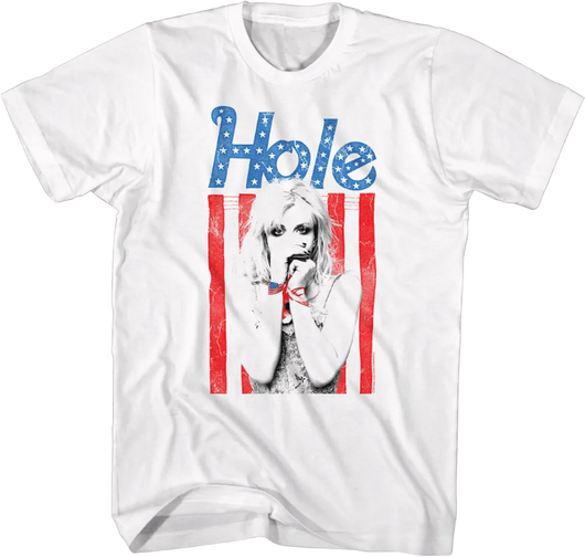 Stars & Stripes Hole T-Shirt - main product image