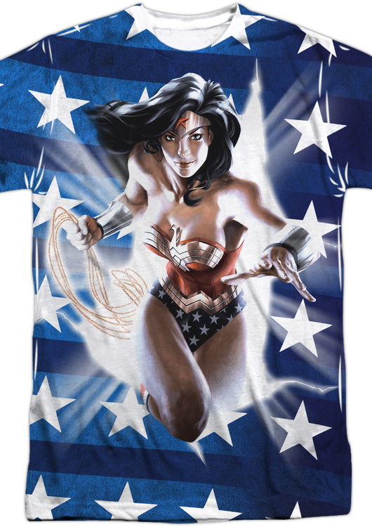 Stars Wonder Woman T-Shirt - main product image
