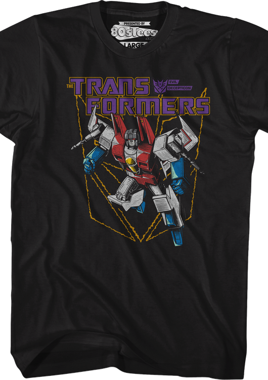 Starscream Battle Pose Transformers T-Shirt - main product image