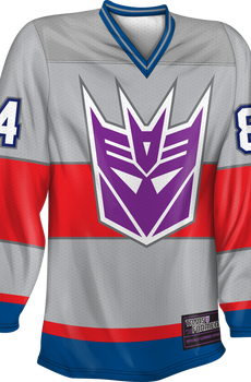 Starscream Decepticons Transformers Hockey Jersey