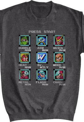 Start Screen Mega Man Sweatshirt