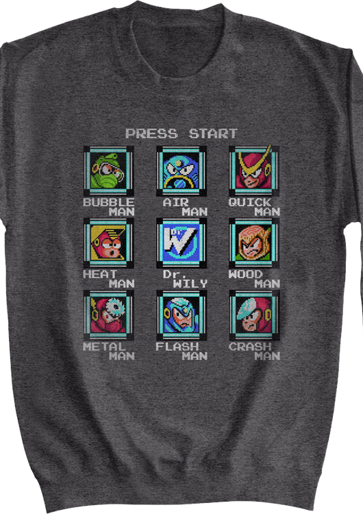 Start Screen Mega Man Sweatshirt - main product image